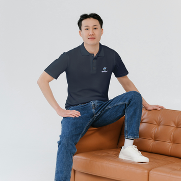 Unisex_Polo_Tshirt_Half_Sleeves_Dark_Navy_Blue_Sportifyer.com