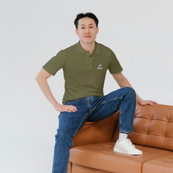Unisex_Polo_Tshirt_Half_Sleeves_Olive_Green_Sportifyer.com