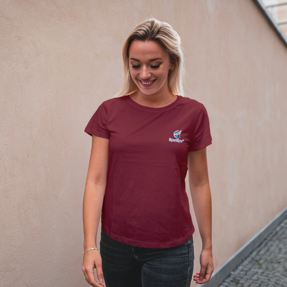 Unisex_Round_Neck_Tshirt_Half_Sleeves_Maroon_Sportifyer.com_1