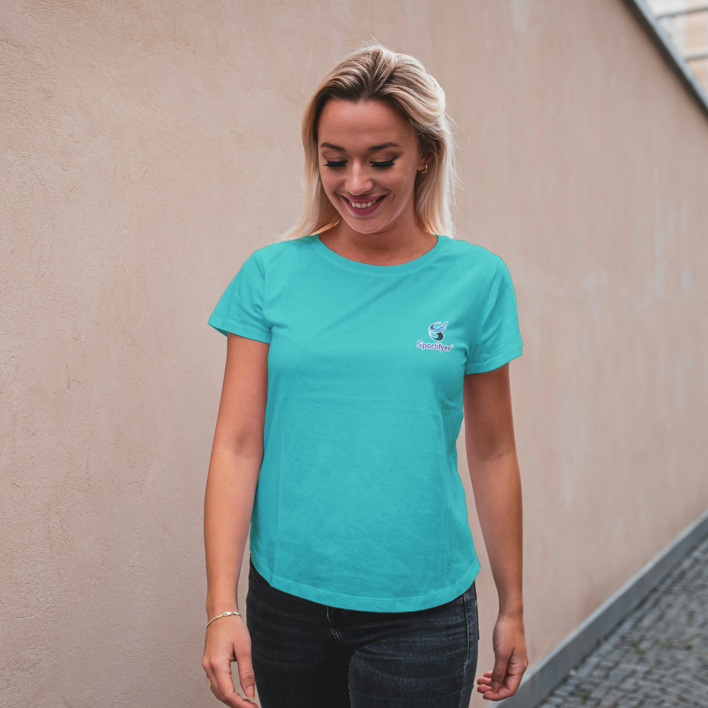 Unisex_Round_Neck_Tshirt_Half_Sleeves_Teal_Sportifyer.com_1